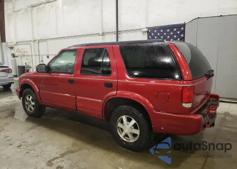 2000 Oldsmobile Bravada из США, поврежденный, VIN 1GHDT13W0Y2144348